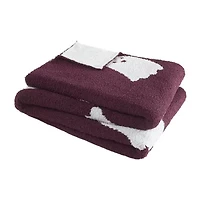 Truly Soft Cozy Ghost Reversible Throw