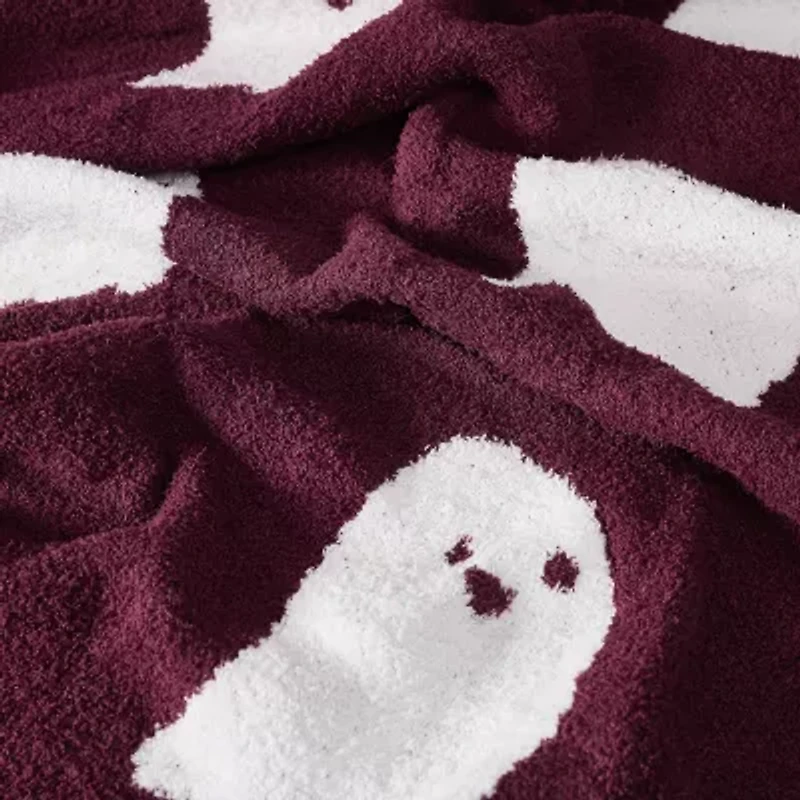 Truly Soft Cozy Ghost Reversible Throw