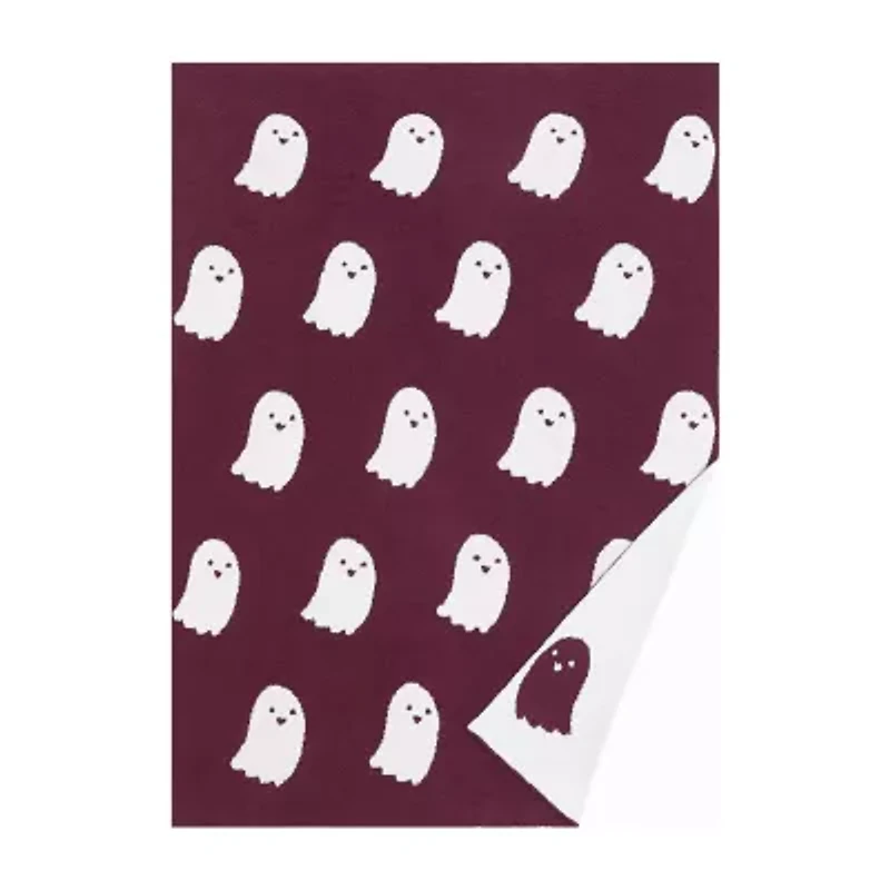 Truly Soft Cozy Ghost Reversible Throw