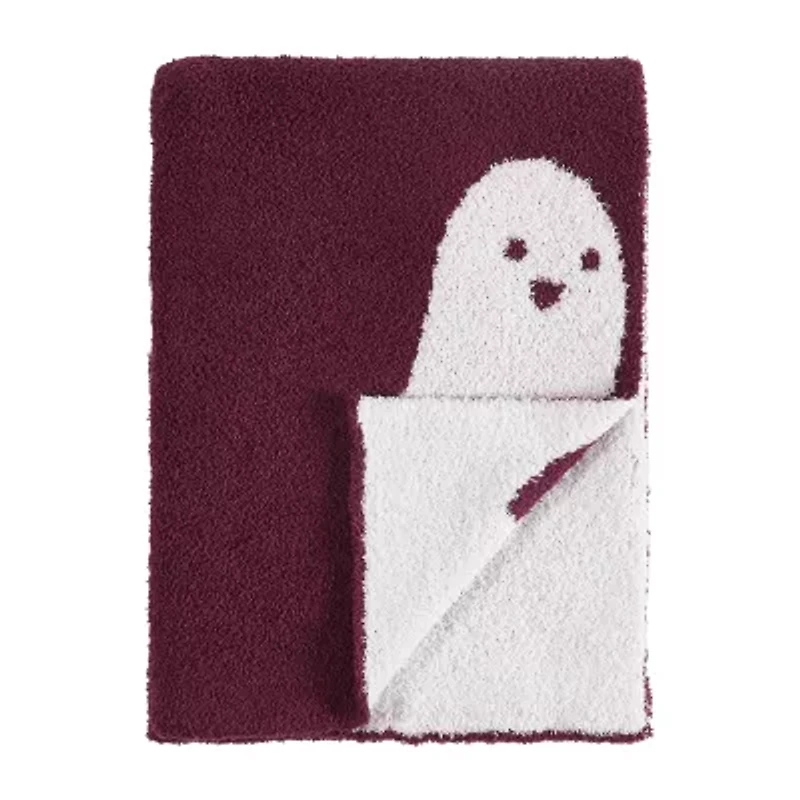 Truly Soft Cozy Ghost Reversible Throw