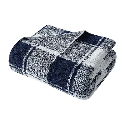 Brooklyn Loom Dusted Plaid Throw