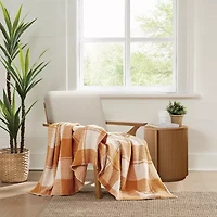 Brooklyn Loom Dusted Plaid Throw