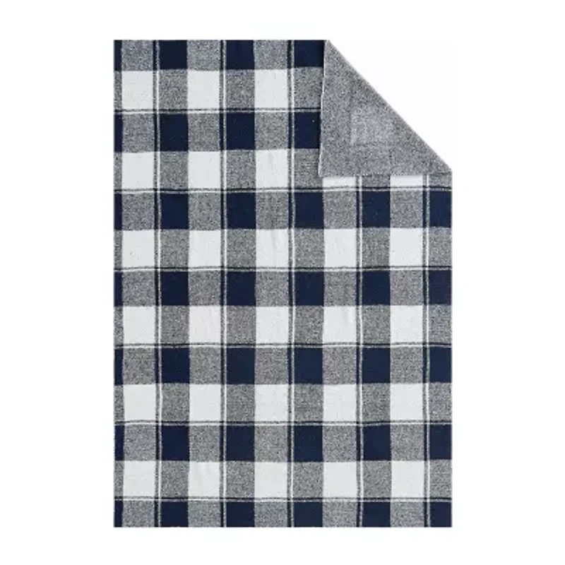 Brooklyn Loom Dusted Plaid Throw