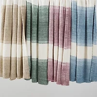 Brooklyn Loom Ombre Stripe Throw