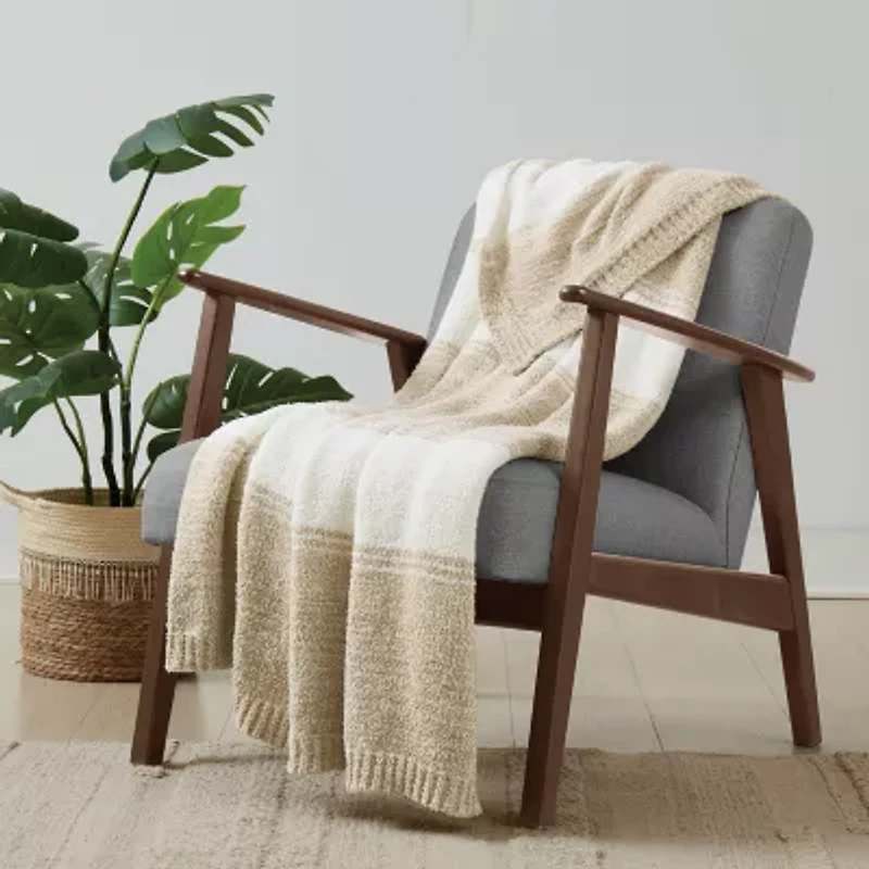 Brooklyn Loom Ombre Stripe Throw