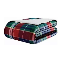 Truly Soft Cuddle Warmth Ivan Plaid Throw