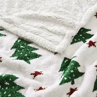 Truly Soft Cozy Tree And Star Throw