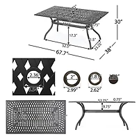 Austin 7-pc. Rectangular Dining Set