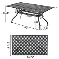 Cayman 7-pc. Rectangular Dining Set