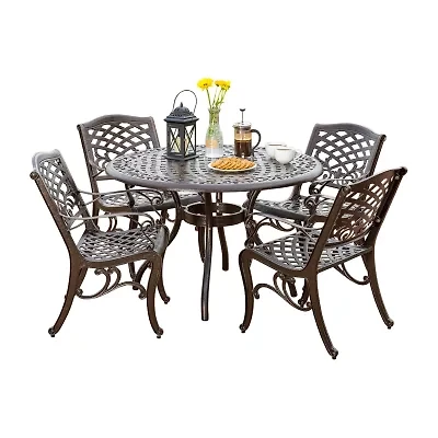 Hallandale 5-pc. Circle Dining Set