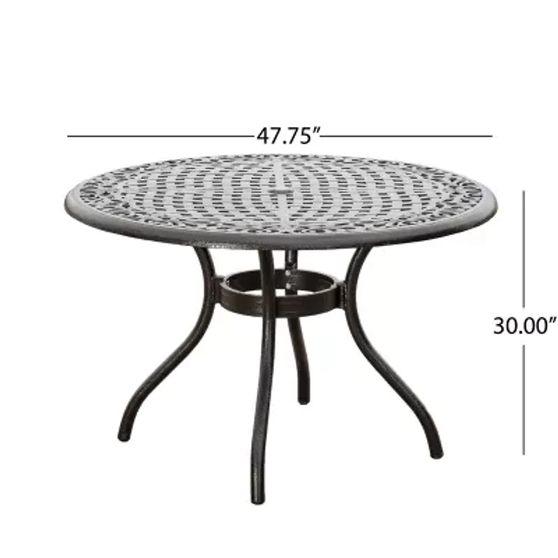 Hallandale 5-pc. Circle Dining Set