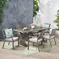 Lombok 7-pc. Rectangular Dining Set