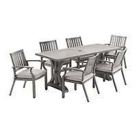 Lombok 7-pc. Rectangular Dining Set