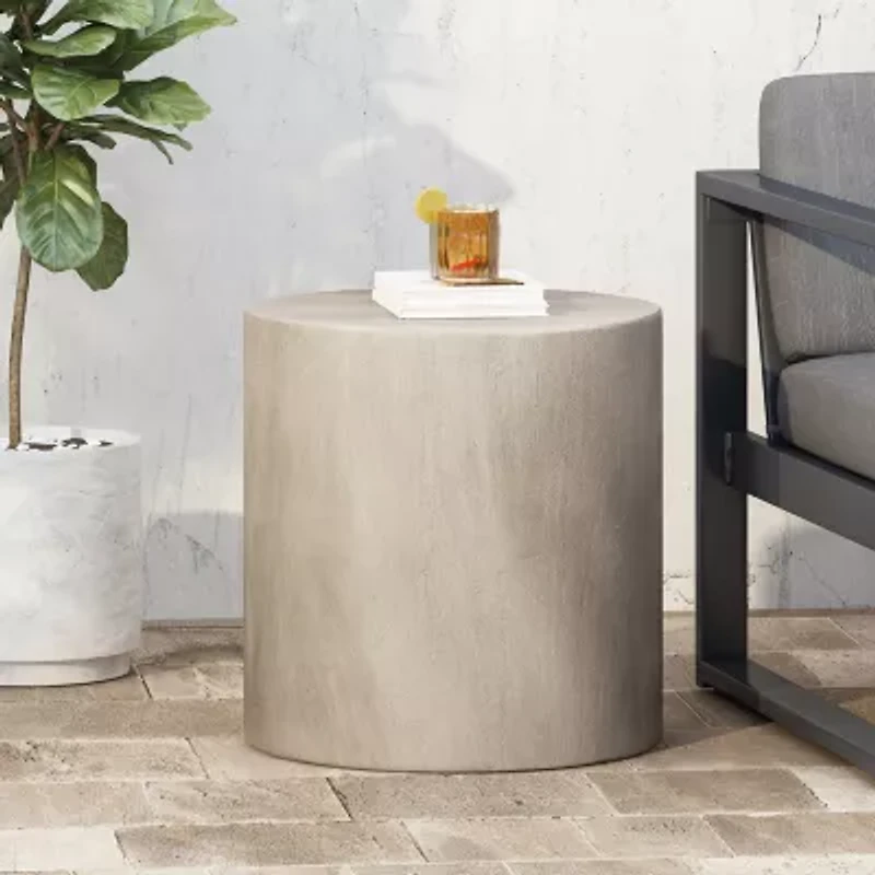 Massey Concrete Side Table