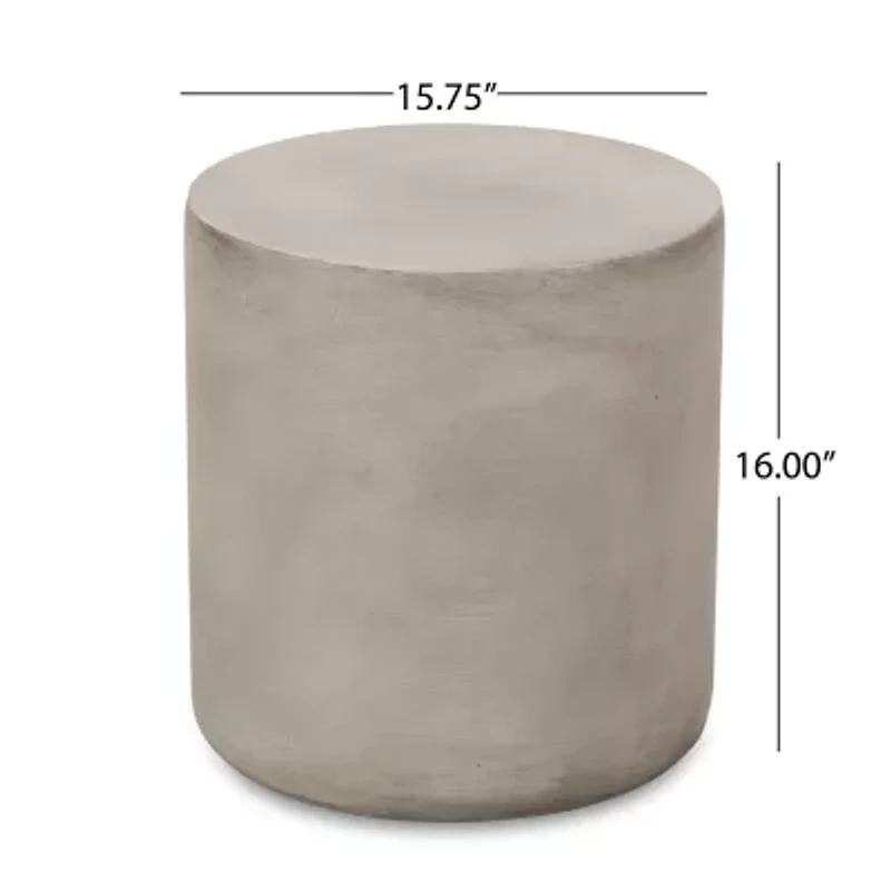 Massey Concrete Side Table