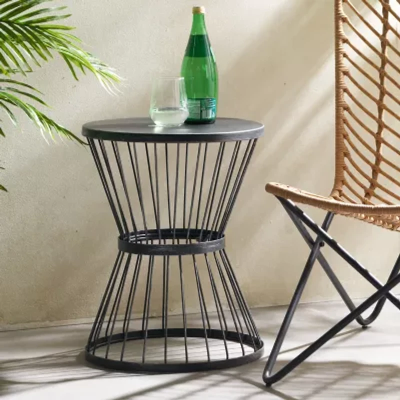 Lassen Iron Side Table