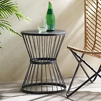 Lassen Iron Side Table