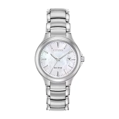 Citizen Chandler Womens Silver Tone Stainless Steel Bracelet Watch Ew2520-56y