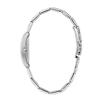 Caravelle Designed By Bulova Womens Silver Tone Stainless Steel Bracelet Watch 43l203
