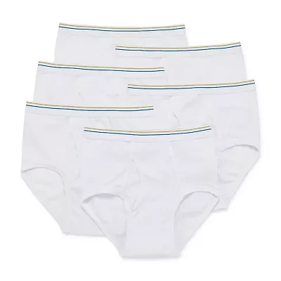 Stafford Dry + Cool Full-Cut Mens Big and Tall 6 Pack Briefs 302872