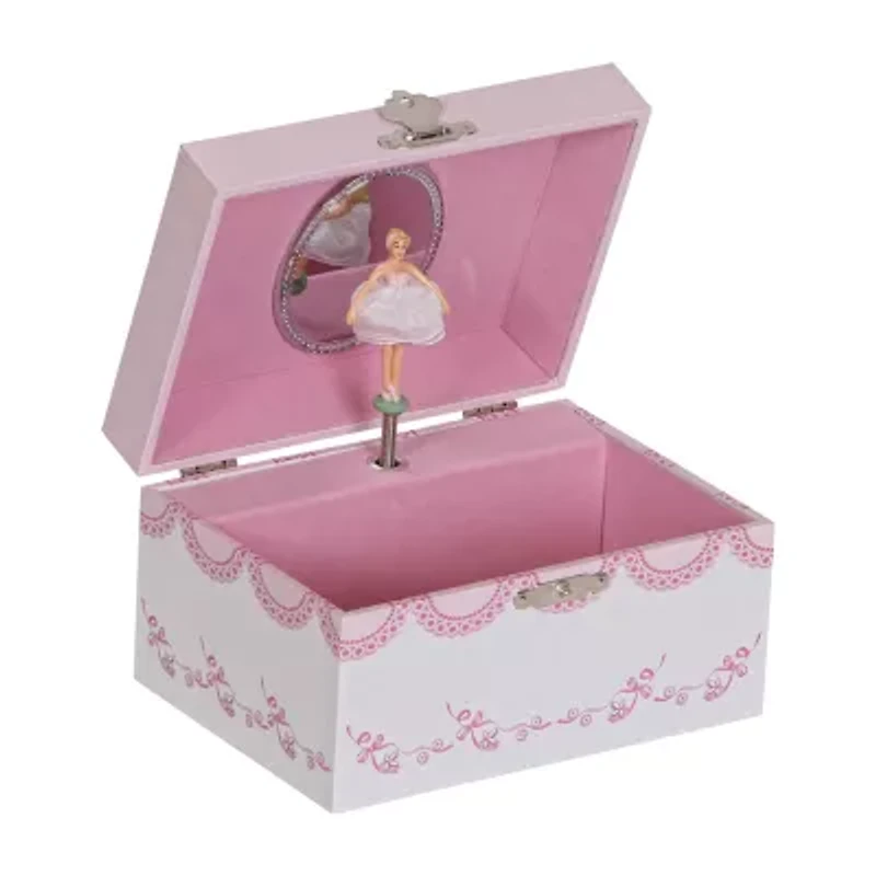 Mele and Co Clarice Musical Ballerina Pink Jewelry Box