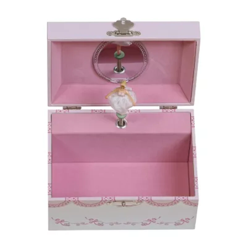 Mele and Co Clarice Musical Ballerina Pink Jewelry Box
