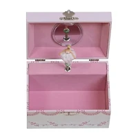 Mele and Co Clarice Musical Ballerina Pink Jewelry Box
