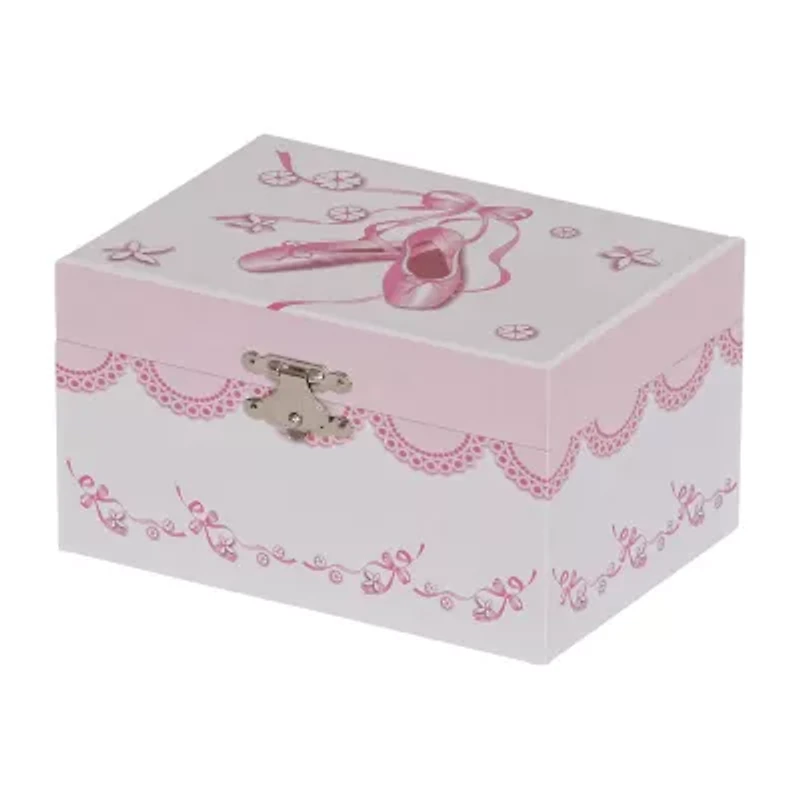 Mele and Co Clarice Musical Ballerina Pink Jewelry Box