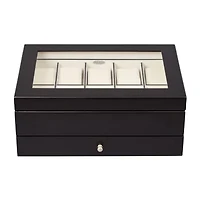 Mele and Co Grant Mens Java-Finish Watch Box