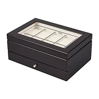 Mele and Co Grant Mens Java-Finish Watch Box