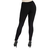 24seven Comfort Apparel Womens Mid Rise Full Length Leggings
