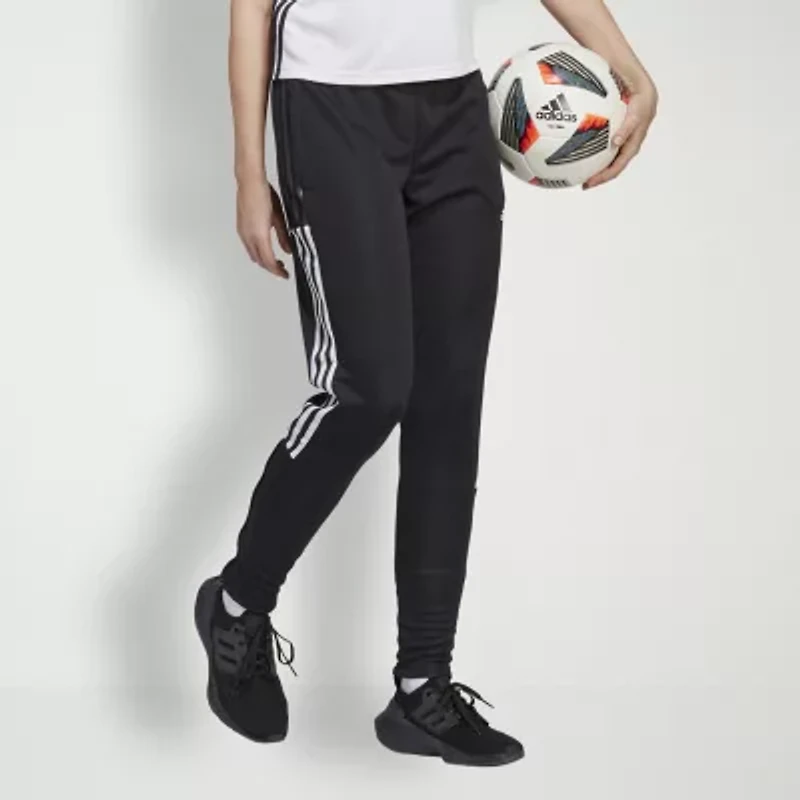 adidas Womens Tapered Mid Rise Sweatpant