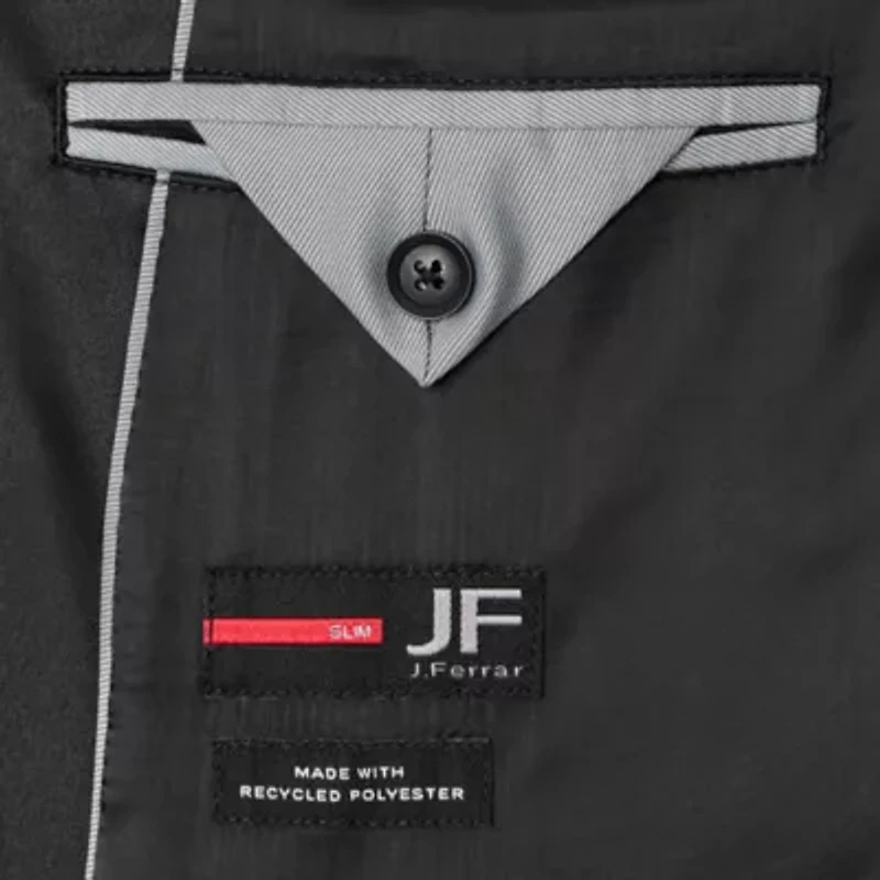 J. Ferrar Tuxedo Mens Stretch Fabric Slim Fit Suit Jacket