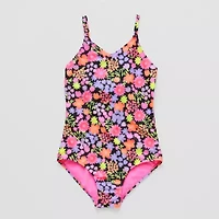 Thereabouts Little & Big Kid Girls Floral One Piece Swimsuit