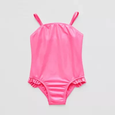 Okie Dokie Shimmer Toddler Girls One Piece Swimsuit
