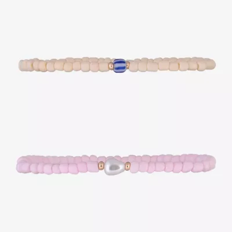 Arizona Gold Tone Womens 5-pc. Bracelet Set