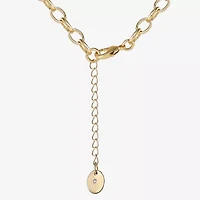 Juicy By Juicy Couture Gold Tone Pad Lock Womens Crystal Alloy Heart Keys 18 Inch Pendant Necklace