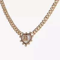 Juicy By Juicy Couture Gold Tone Womens 18 Inch Collar Necklace