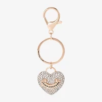 Juicy By Juicy Couture Gold Tone Pave Heart Key Chain