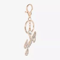 Juicy By Juicy Couture Gold Tone Script Key Chain