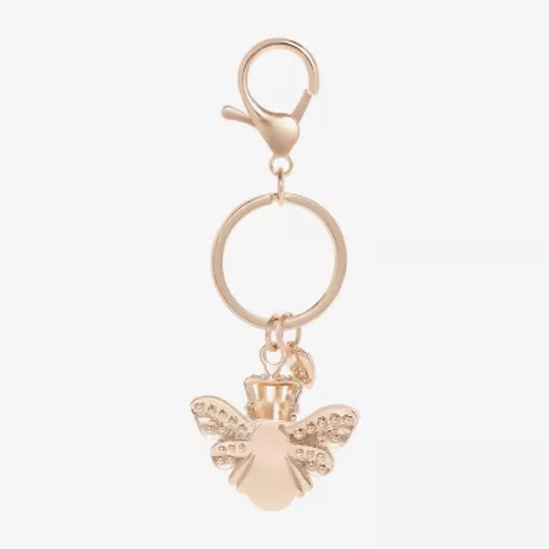Juicy By Juicy Couture Gold Tone Queen Bee Key Chain