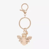 Juicy By Juicy Couture Gold Tone Queen Bee Key Chain