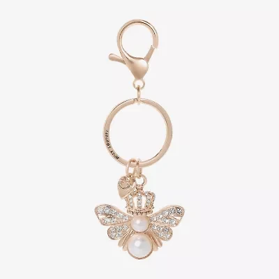 Juicy By Juicy Couture Gold Tone Queen Bee Key Chain