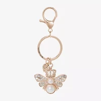 Juicy By Juicy Couture Gold Tone Queen Bee Key Chain