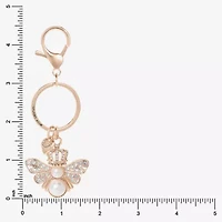 Juicy By Juicy Couture Gold Tone Queen Bee Key Chain