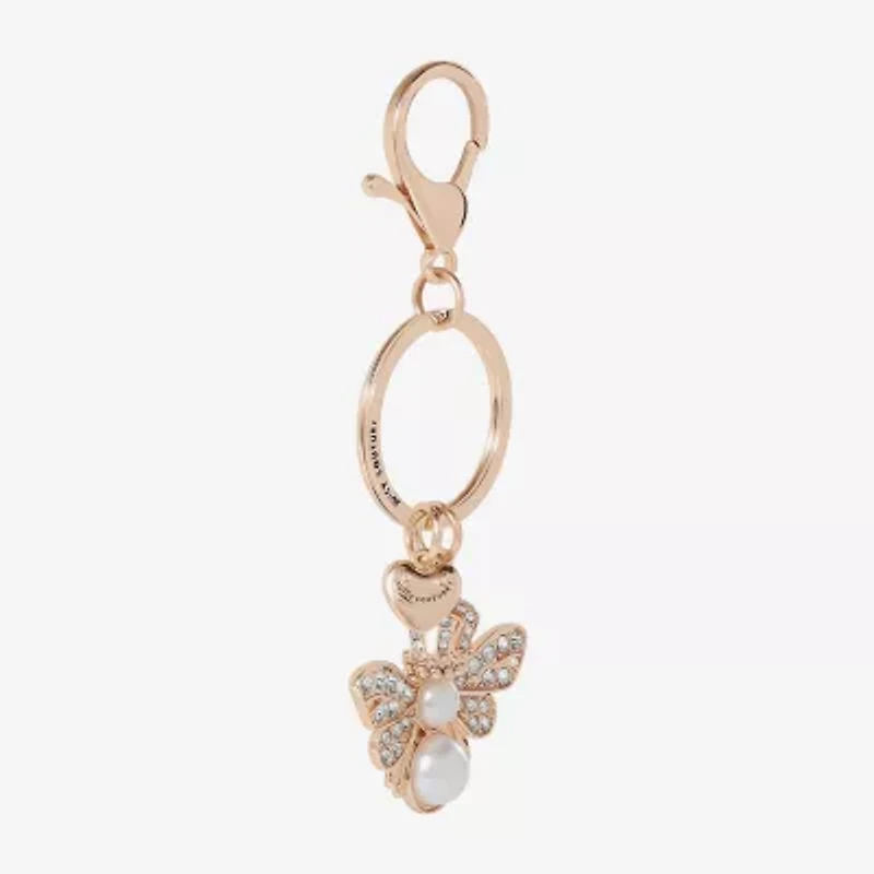 Juicy By Juicy Couture Gold Tone Queen Bee Key Chain