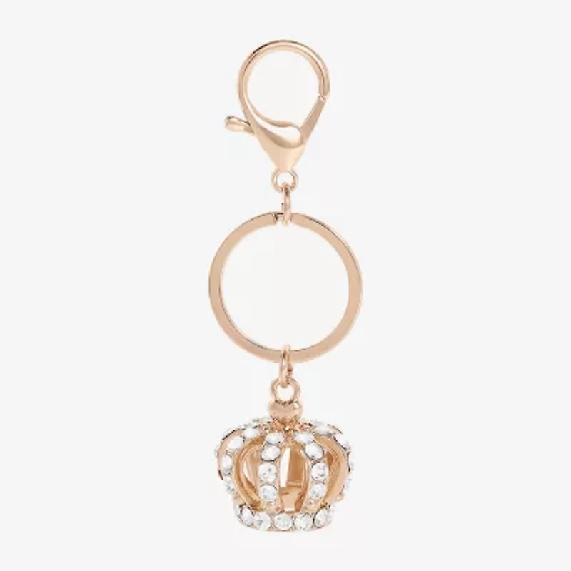 Juicy By Juicy Couture Gold Tone Crown Key Chain