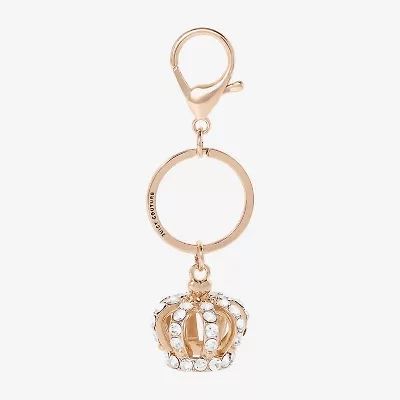 Juicy By Juicy Couture Gold Tone Crown Key Chain