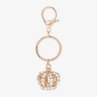 Juicy By Juicy Couture Gold Tone Crown Key Chain
