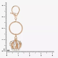 Juicy By Juicy Couture Gold Tone Crown Key Chain